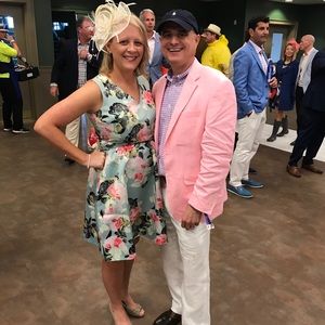 CeCe by Cynthia Steffe Sleeveless V-Neck Floral Dress